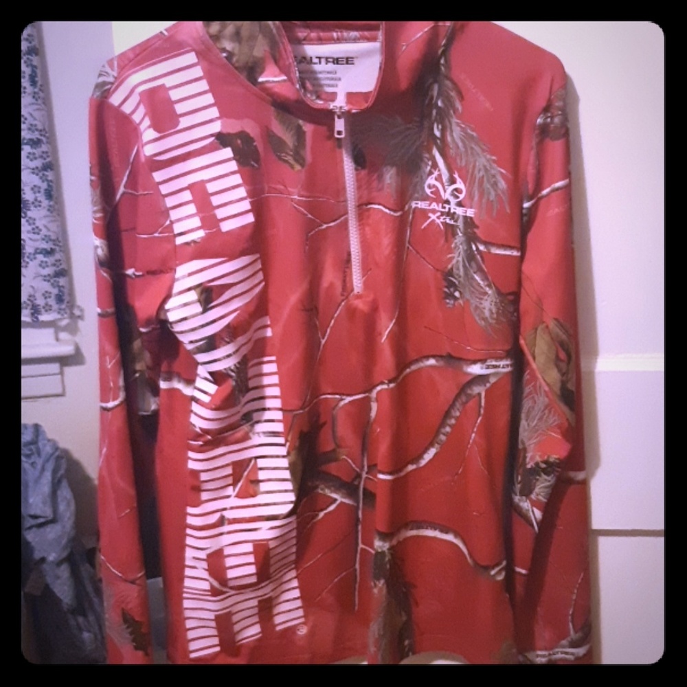 Realtree 1/4 zip performance jacket